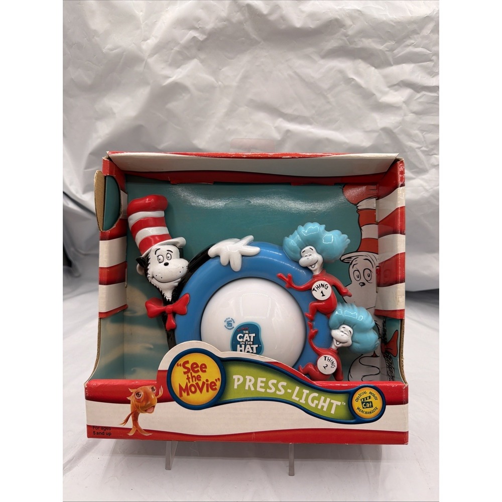 THE CAT IN THE HAT MOVIE Press-Light NEW in BOX Pacific Innovations Bedroom Hall